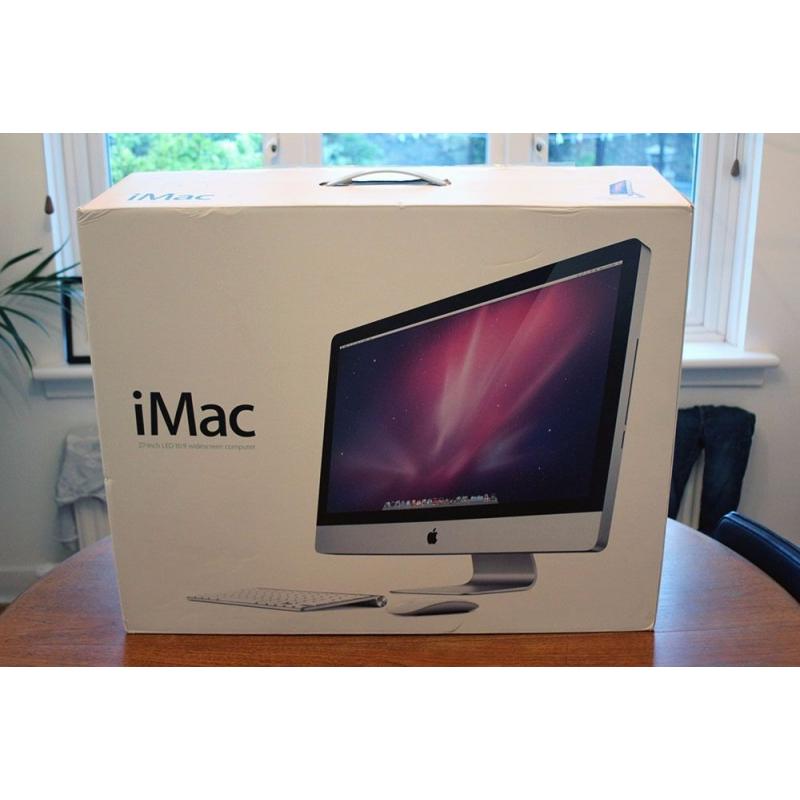 Apple iMac 27" Desktop i7 (Late 2009) 2.8GHZ, 16GB RAM, NEW 3TB HD