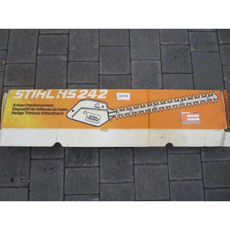 STIHL HS242 hedge trimmer attachment used