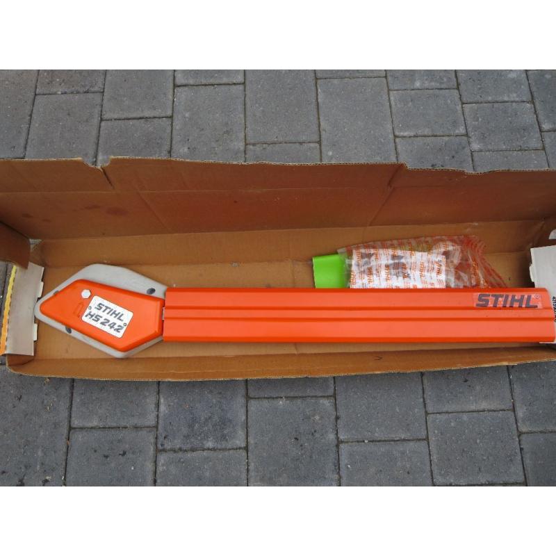 STIHL HS242 hedge trimmer attachment used