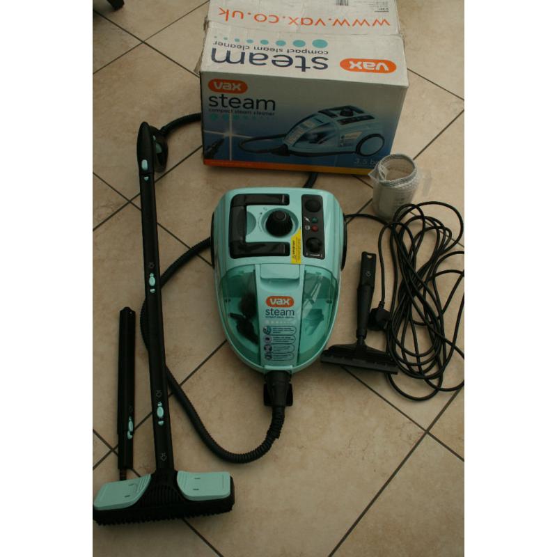 VAX STEAM CLEANER MODEL V-081 WITH ALL ACCESSORIES LIKE NEW IN ORIGINAL BOX
