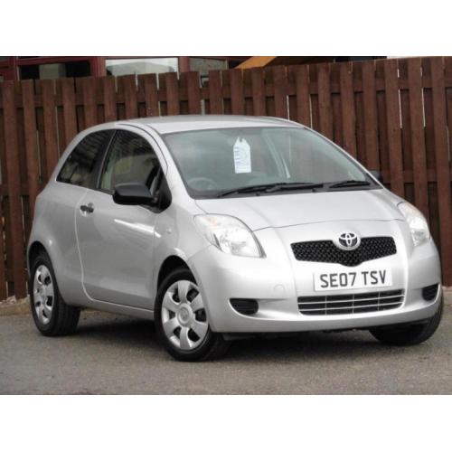 Toyota Yaris T2 1.0VVT-I 3dr PETROL MANUAL 2007/07