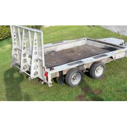 Ifor Williams plant trailer 10x6