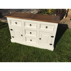 Corona Pine Sideboard in White