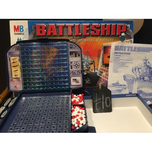 Board game battleship children's travel game complete fun