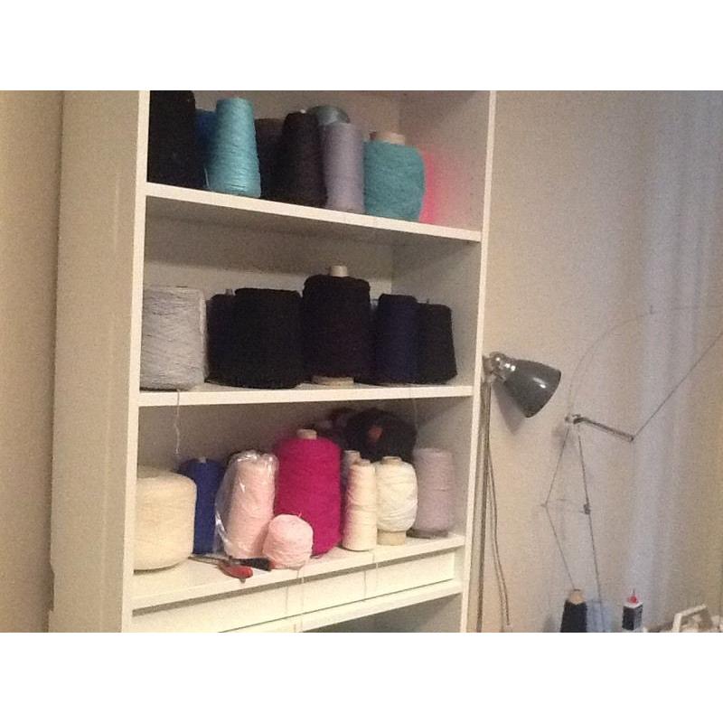 Knitting machines, wool, wool winder, books