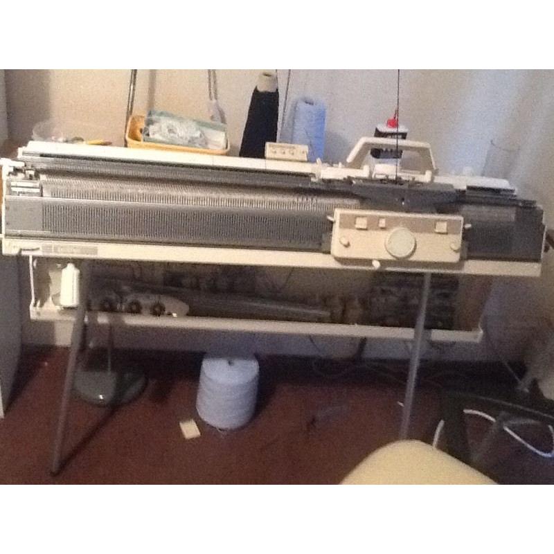 Knitting machines, wool, wool winder, books