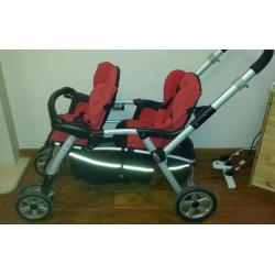 Baby carriers twin two 2 kids