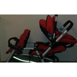 Baby carriers twin two 2 kids
