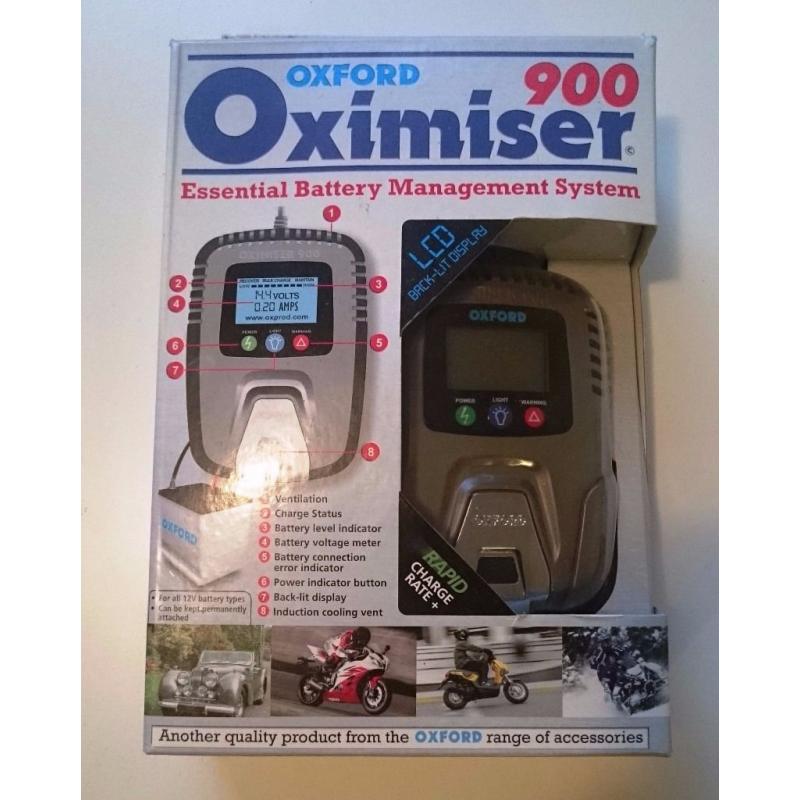 Oxford Oximiser 900 Battery Charger - Trickle Charge