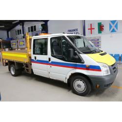 2009 - 09 - FORD TRANSIT T350 2.4TDCI 100PS RWD CREW CAB DROPSIDE (GUIDE PRICE)