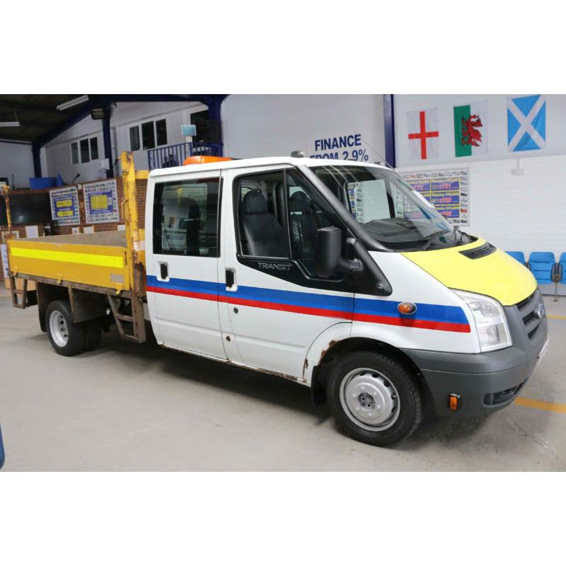 2009 - 09 - FORD TRANSIT T350 2.4TDCI 100PS RWD CREW CAB DROPSIDE (GUIDE PRICE)
