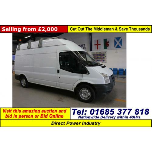 2007 - 07 - FORD TRANSIT T350 2.4TDCI 115PS RWD LWB HIGH TOP VAN (GUIDE PRICE)