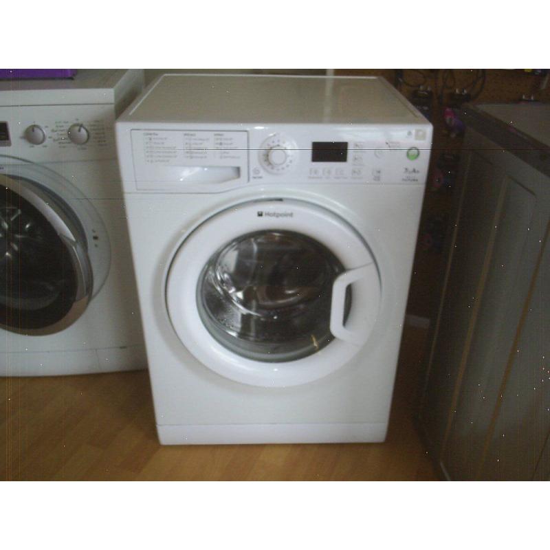 HOTPOINT AQUARIUS WMFG741 washing machine in white, good condition