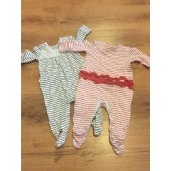 Next and H&M Baby Girl Clothes size 62cm/ 2-4 months
