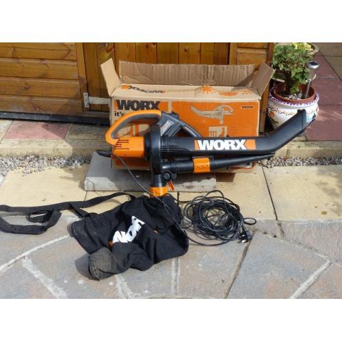 WORX 2500W GARDEN BLOWER VAC.