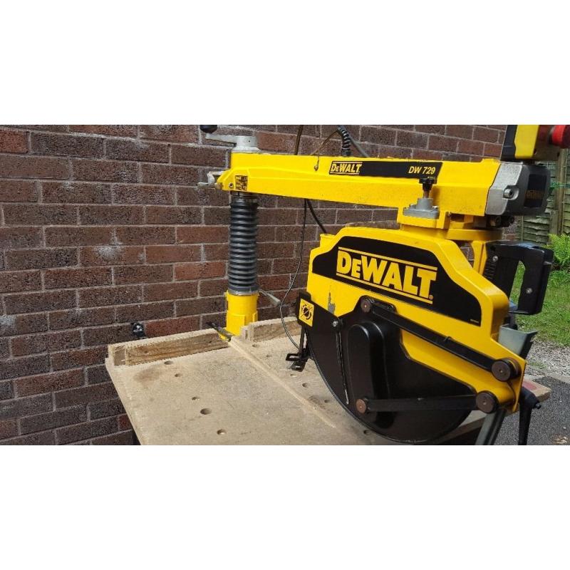 DEWALT DW729 RADIAL ARM SAW ( CAST IRON)