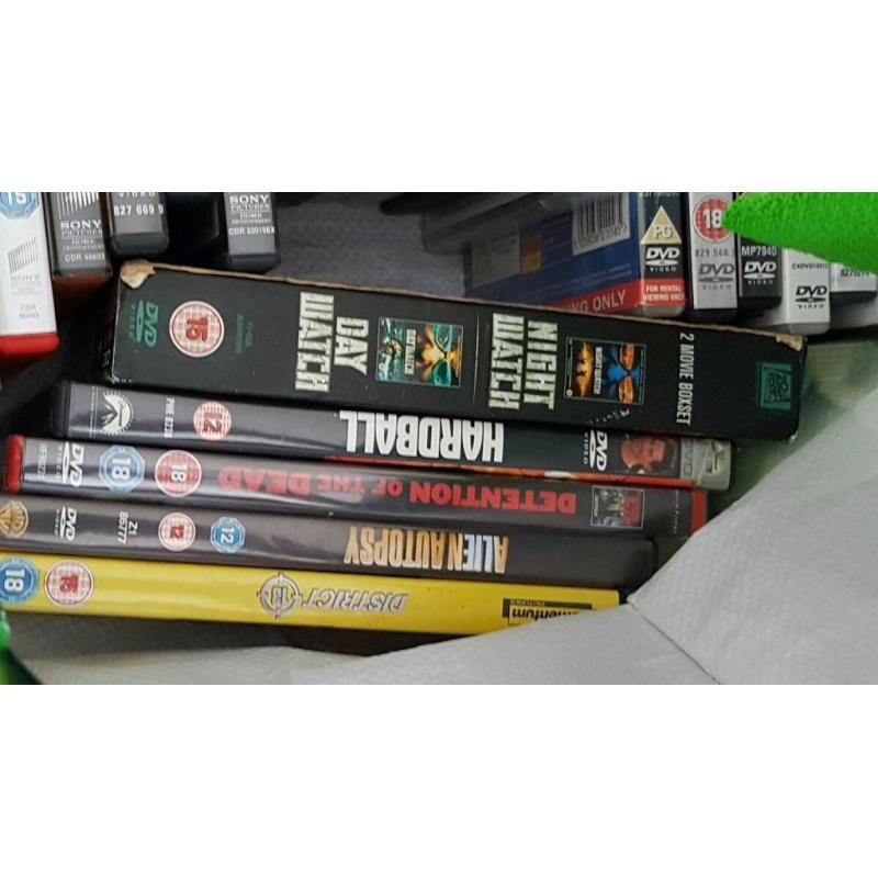 Bag full of dvds