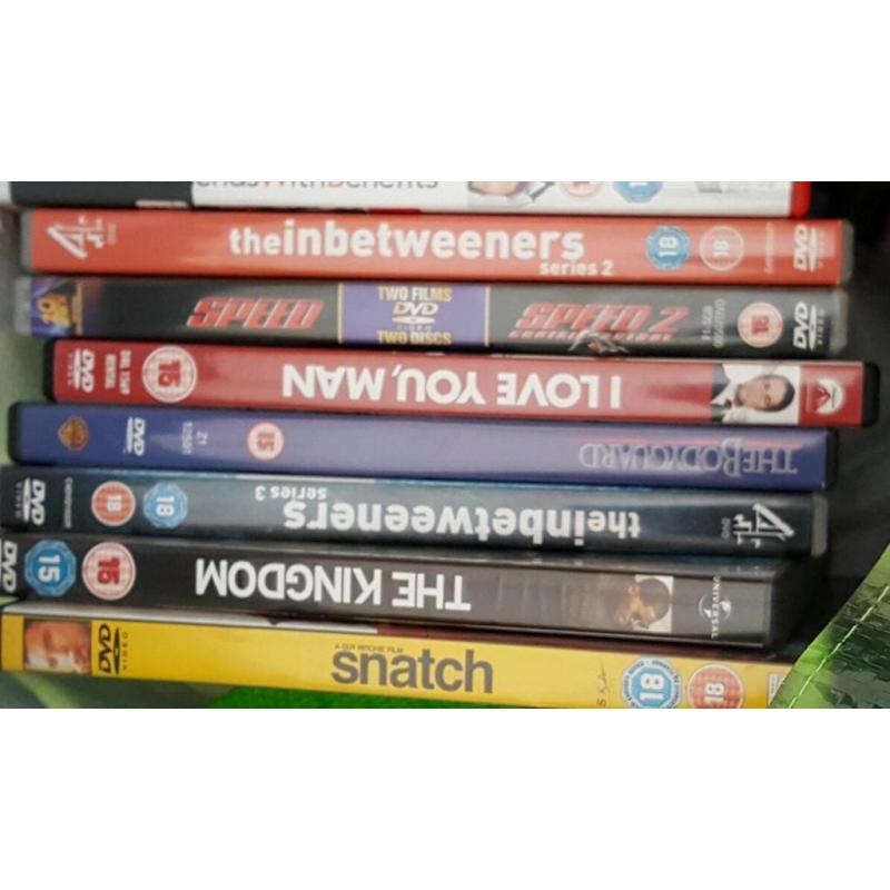 Bag full of dvds