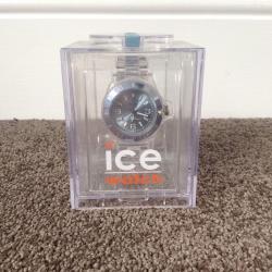 CLEAR LIGHT BLUE ICE WATCH