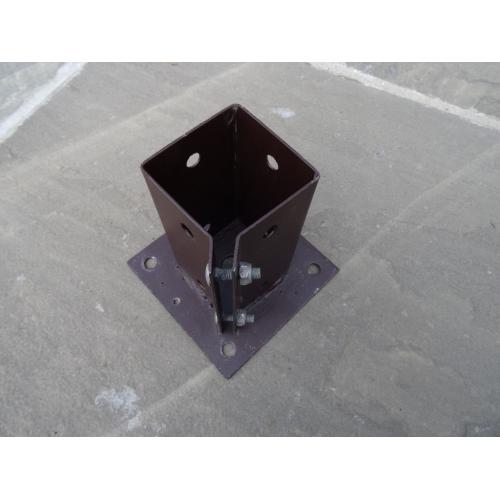 Boltdown fence post support