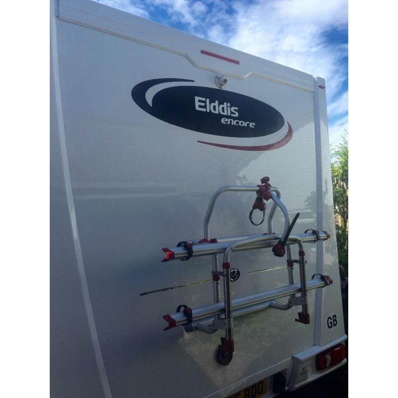 Award winning 2015 Elddis Encore 255, 4 berth, 4 travel seats. 12100 miles,excellent condition.