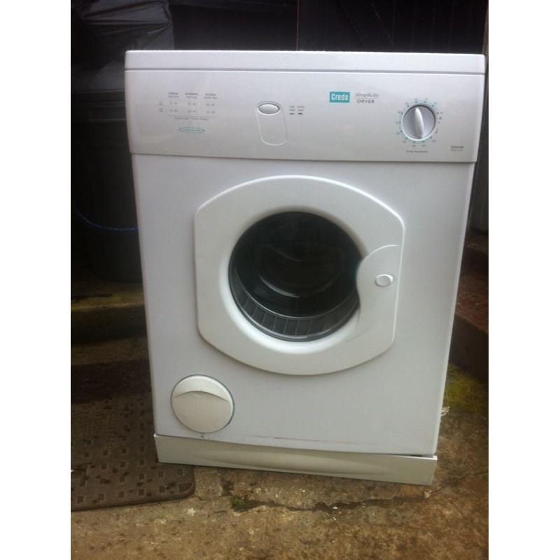 5kg creda tumble dryer