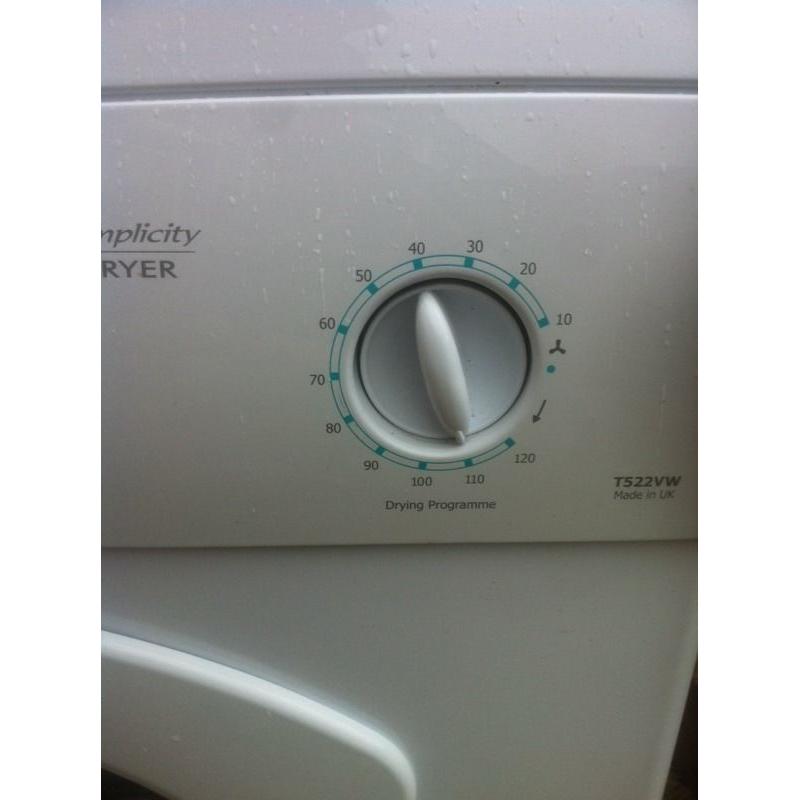 5kg creda tumble dryer