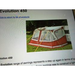 Caravan porch awning
