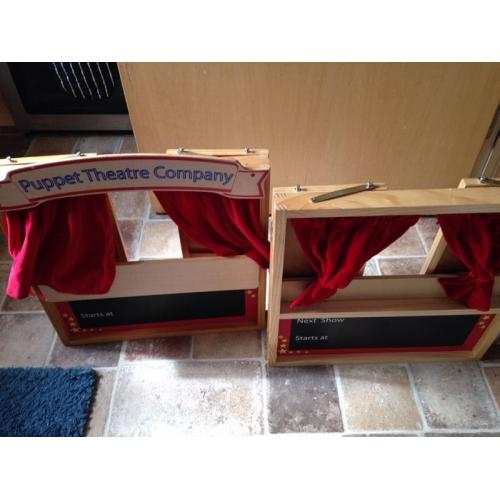2x puppet theatres