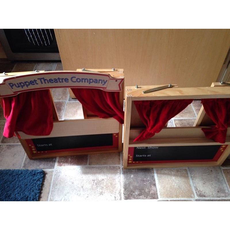 2x puppet theatres