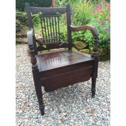Antique commode chair