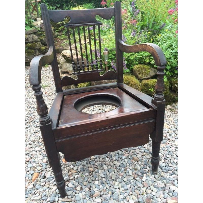 Antique commode chair