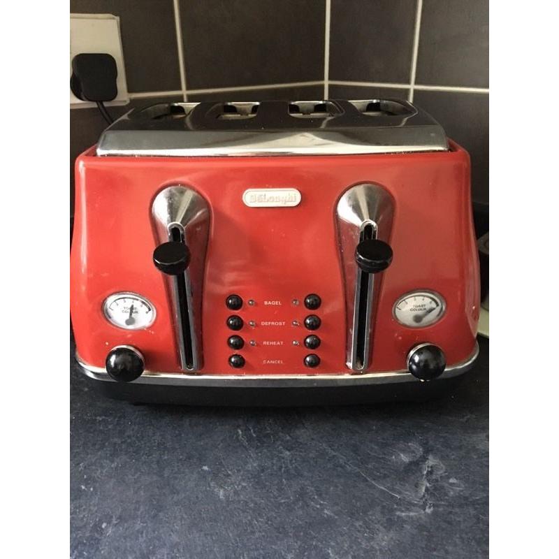 De longhi 4 slice vintage toaster