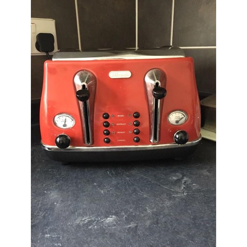 De longhi 4 slice vintage toaster