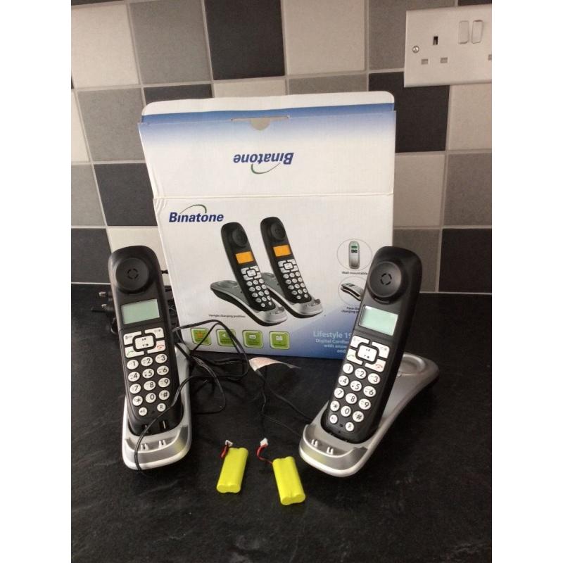 Cordless phones twin pack