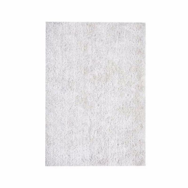 NEW Textured Luxury Fluffy Shag Rug Cream/White 140 x 200 cm SALE OVER 50% OFF RRP