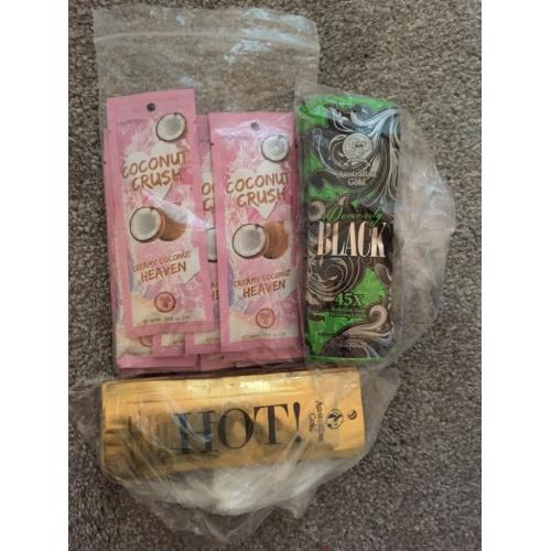 Australian gold & coconut crush sunbed cream