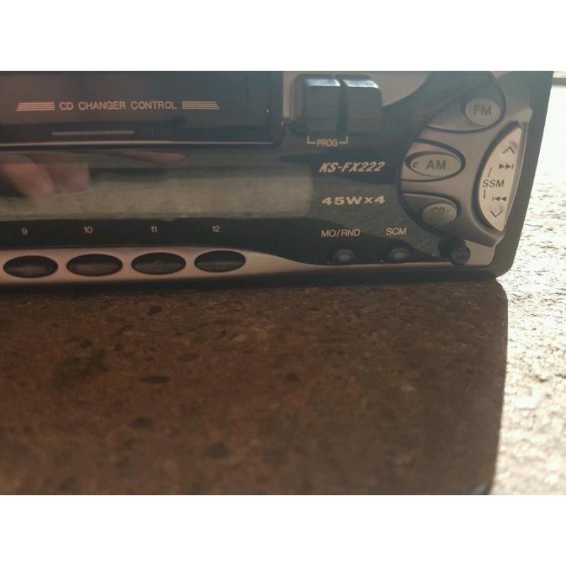 JVC RADIO, TAPE + CD MULTI CHANGER. BARGAIN