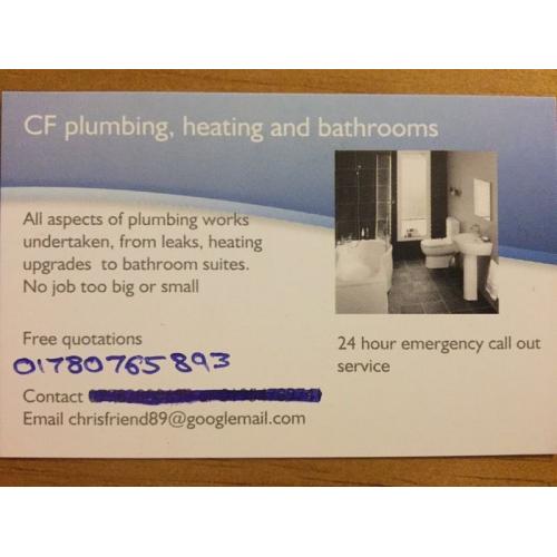 CF plumbing, heating and bathrooms