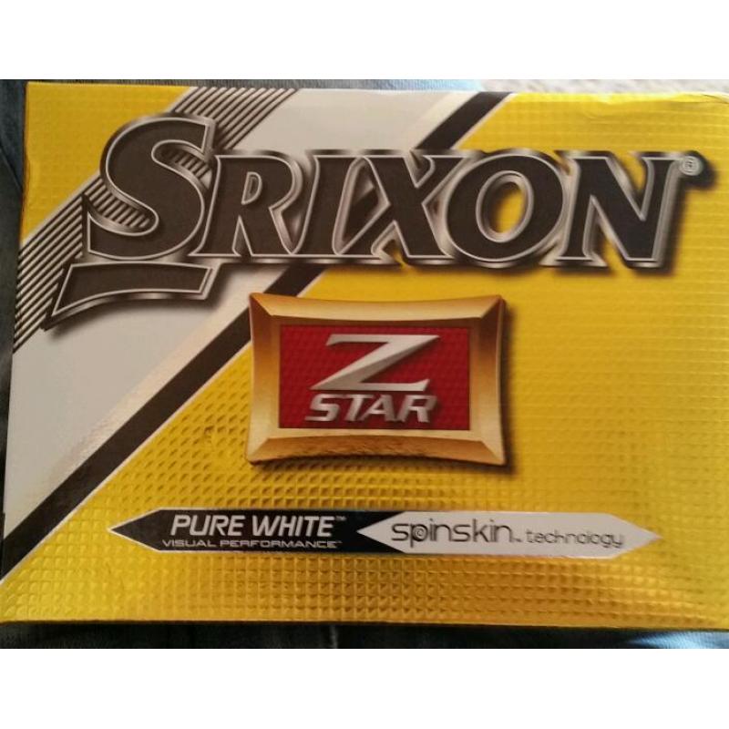 Srixon Z Star 2016 model golf balls