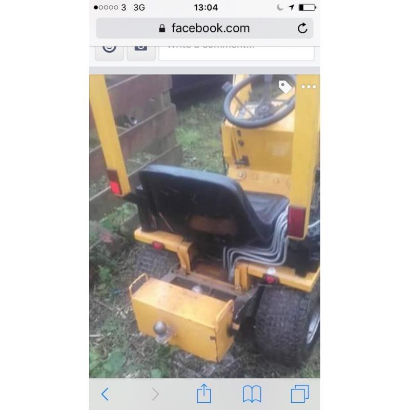 Compact tractor with loader 12hp petrol