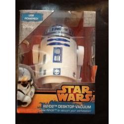 Disney Star Wars R2D2 desktop vacuum - new
