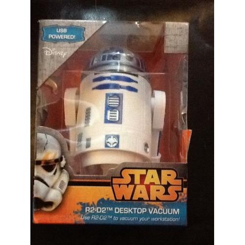 Disney Star Wars R2D2 desktop vacuum - new