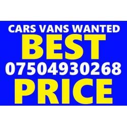 07504 930268 wanted car van motorcycle sell my for cash no mot buy your scrap best