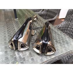Kawasaki Z1000 exhaust cans