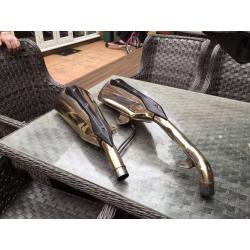 Kawasaki Z1000 exhaust cans