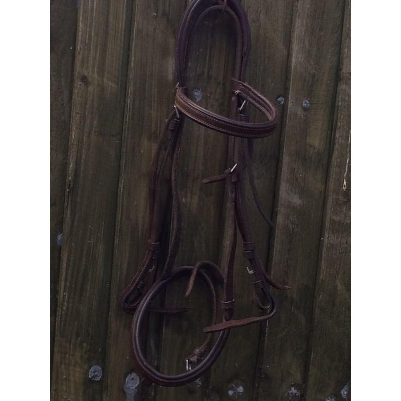 Pony bridle and numnah