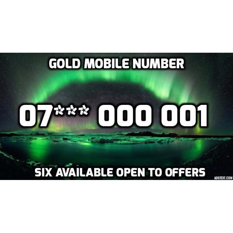 07*** 000001 PAYG Gold Sim Card