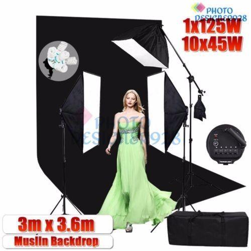 Photo Studio Softbox Lighting kit