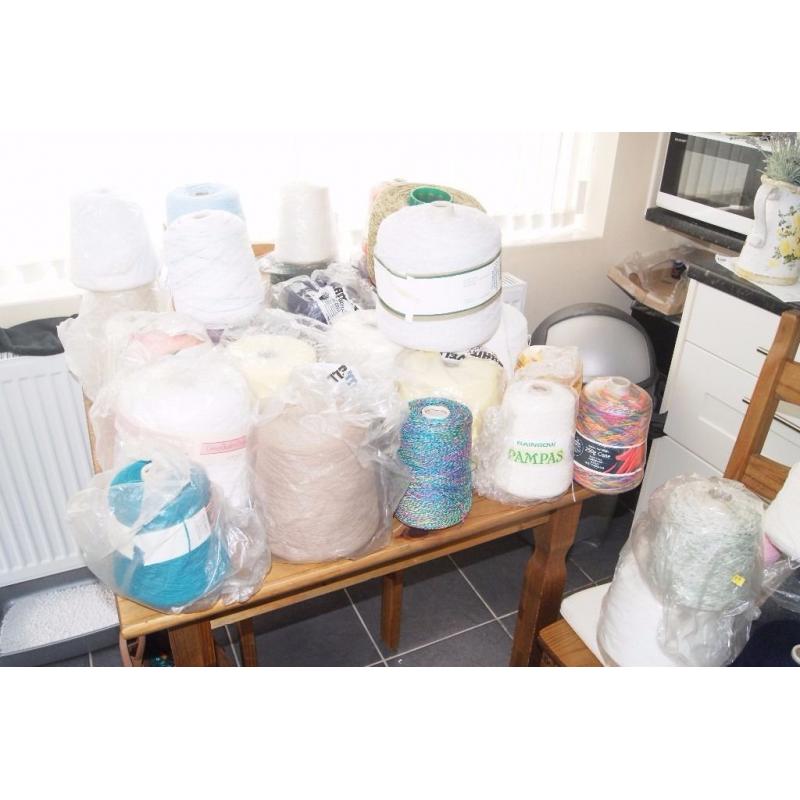 knitting machine wool